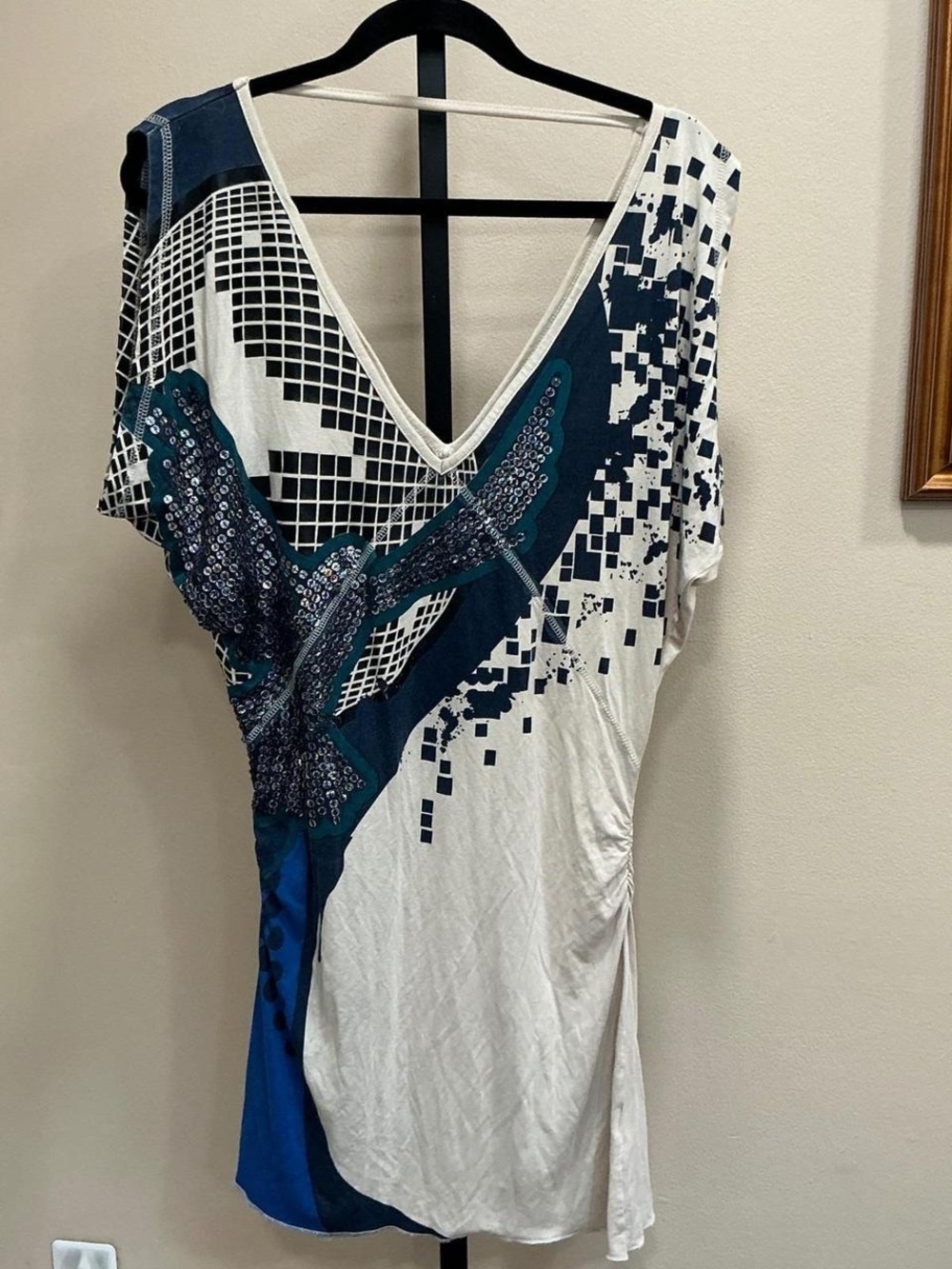 Ringspun Tunic Top Y2K Size Large